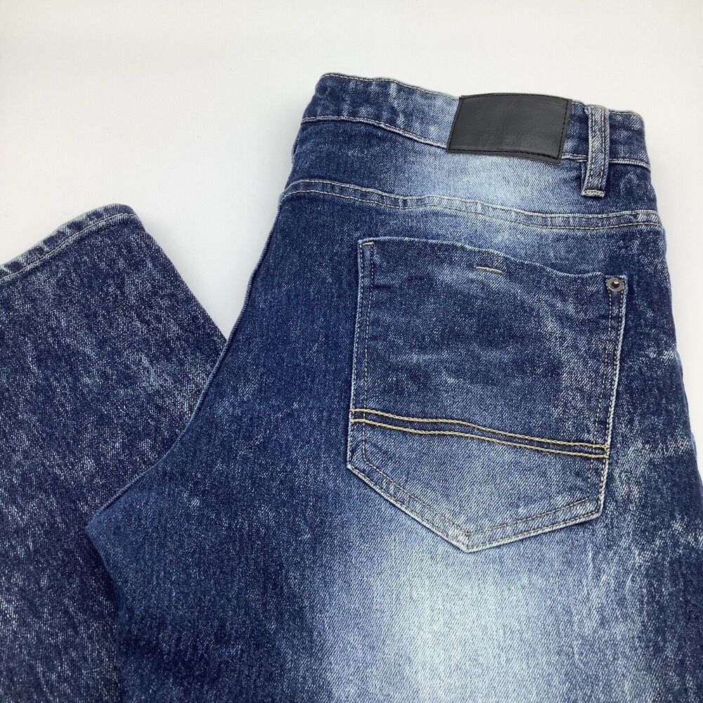Southpole Mens Skinny Jeans Blue Size 34 x 30 (Actual 34 x 29)